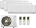 Plus Split-Klimaanlage, Weiß, Klimaanlage Trial Split 9000 + 9000 + 12000 BTU, Wi-Fi R32, Energieeffizienz A++/A+