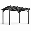 Aluminium Pergola Schwarz 3x3x2.5m