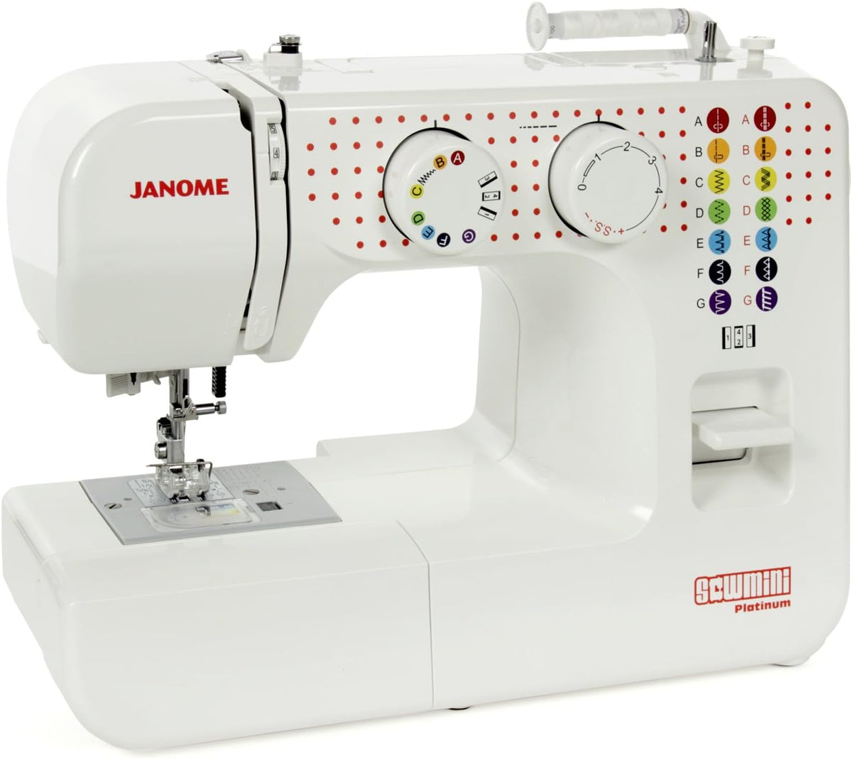 Janome Overlock-Nähmaschinen, Schwarz, SewMini Platinum Kindernähmaschine