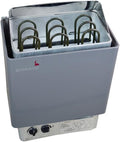 SPIRATO Saunen, 6 kW, 380 V, Grau/Silber, Saunaofen für mit integrierter Steuerung