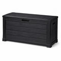 Gartenbox aus Kunststoff Schwarz 117x45x57 cm