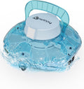 WINNY POOL CLEANER Poolroboter, 60 m, Marineblau/Weiß, 200 roboter, sauger kabellos mit Akku, 80 Min. Laufzeit