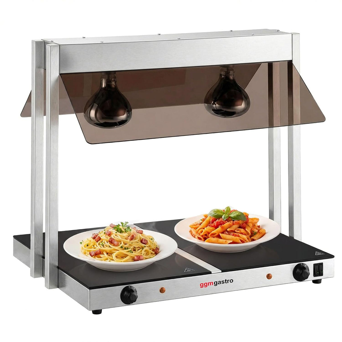 GGM Gastro Warmhalteplatten, Schwarz