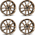 Borbet Felgen, Bronze, 4x N 8.0x19 ET45 5x112 bronce matt kompatibel mit Audi A3