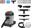 LAVOR Staubsauger, Kunststoff (Polypropylen), Schwarz, Industrie Windy 120 PF, Nass Trocken Sauge Aschesauger