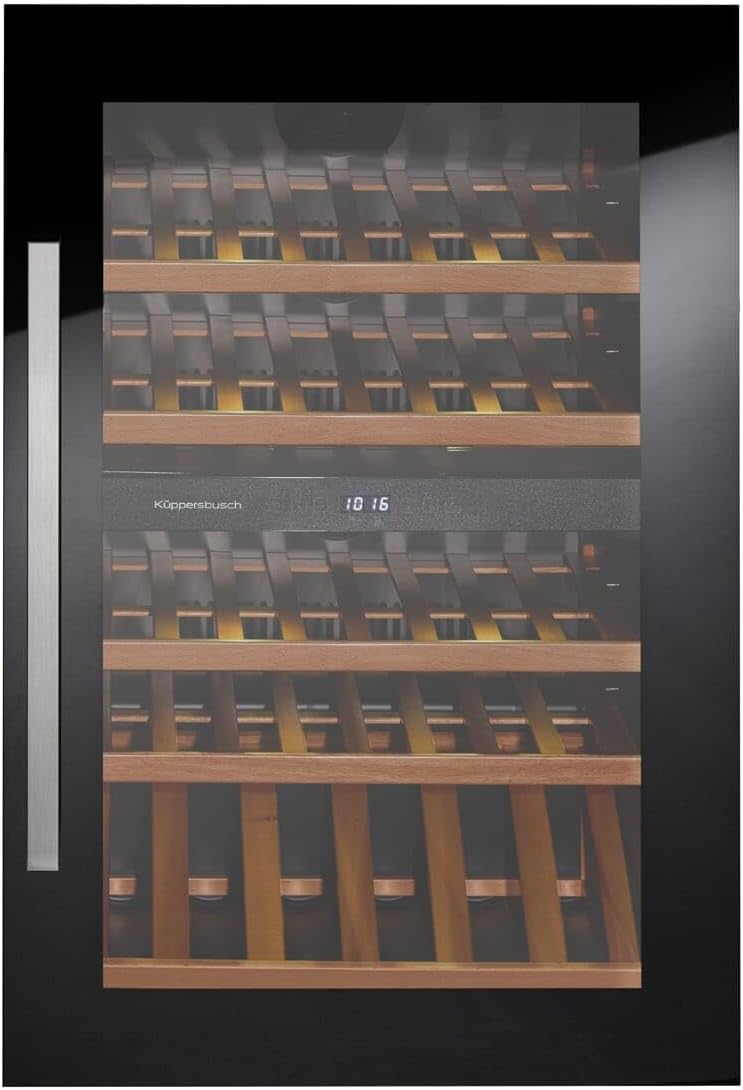 Küppersbusch Weinkühlschrank, Schwarz, FWK 2800.0 S1 K-Series 8 Einbau Weinklimaschrank /Edelstahl