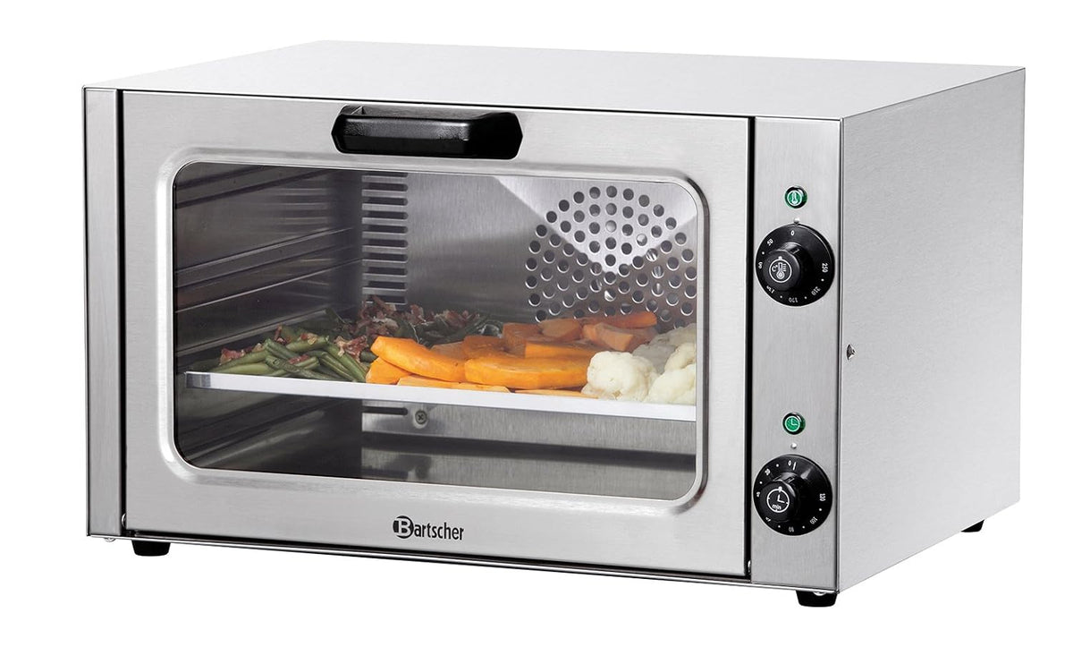 Bartscher Backofen, 16 kg, Silber, Herkömmlicher Multifunktionsofen
