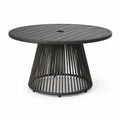 Runder Tisch Aluminium Anthrazit