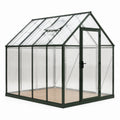 Gewächshaus aus Aluminium mit Polycarbonatplatten 190x190x195 cm