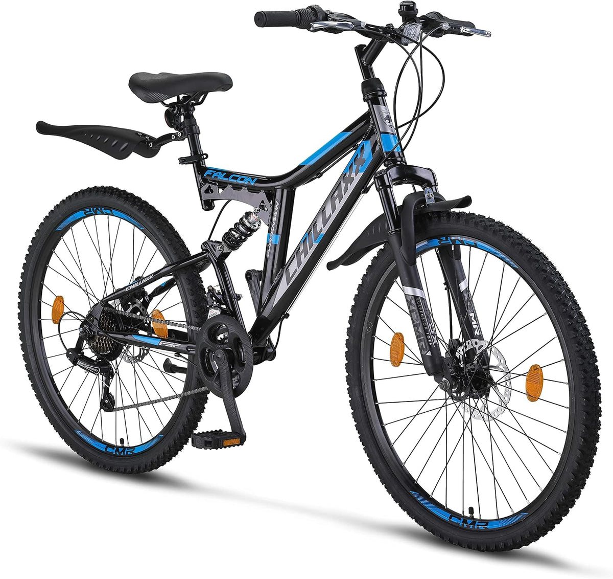 Chillaxx Mountainbike, 29 Zoll, Mehrfarbig, Bike Falcon in 24, 27.5 und - Fahrrad für Jungen, Mädchen