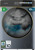 Cecotec Waschmaschine, 10 kg, Blau, Frontlader Bolero DressCode 10900 Inverter FullColor Ice, geringer Energieverbrauch