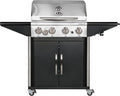 OUTDOORCHEF Holzkohlegrill, Schwarz/Silber, Australia 455 G Gartengrill Edelstahl