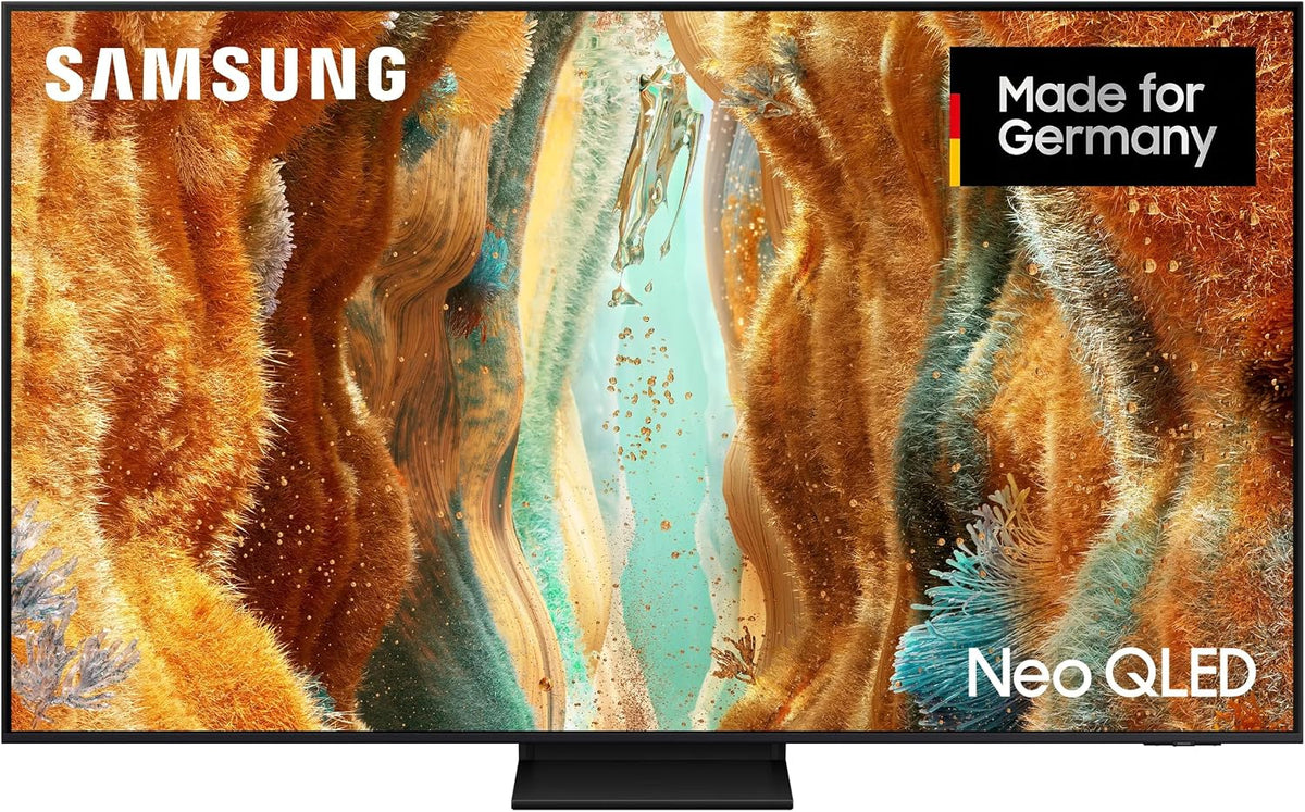 Samsung Fernseher, 85 Zoll, 214 cm, Schwarz, Smart TV, Neo QLED 4K QN70F Mini LED, NQ4 AI Gen2 Prozessor, Quantum Matrix Technology Slim