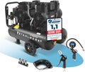 STAHLWERK Kompressor, 8 bar, Grau, mit 22-Liter-Tank (ST-228 Pro), 54 PS, ölfrei