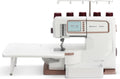 VIKING Overlock-Nähmaschinen, Grau, Husqvarna AMBER Air S600 Coverlock, Overlock-Nähmaschine mit One-Touch-Lufteinfädelung
