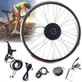 AADECOR Elektrofahrräder, 350 W, 500 W, 36 V, Silber/Schwarz, Electric Bicycle Kit 26 inch 27.5 inch 28 inch 29 inch 700c