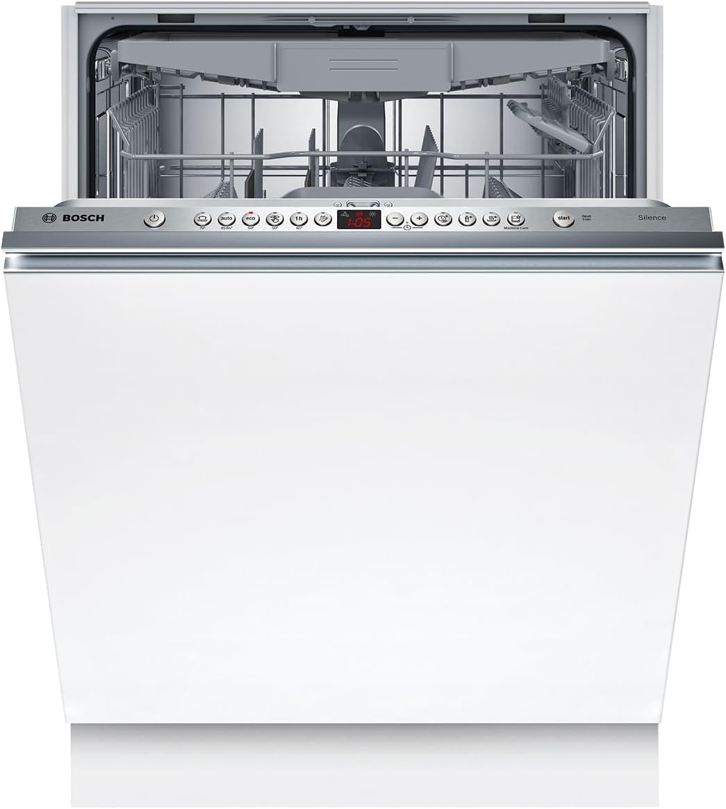 Bosch Geschirrspüler, Silber, SMV46KX14E Vollintegrierbarer Einbau
