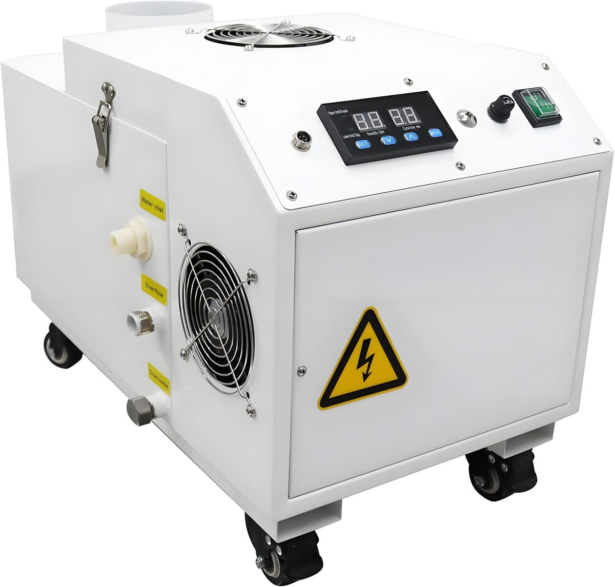 DNEPEI Powerstation, 200 W/300 W/500 W, 9 kg, 220 V, Edelstahl, Silber, Ultraschall-Luftbefeuchter /h, Gewerblicher Kaltnebelgenerator aus Edelstahl
