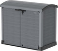 Gerätehaus Duramax, 145x85x125 cm, 1200 L, 240 L, Grau, Cedargrain StoreAway Gartenhaus aus Kunststoff/Bogendeckel