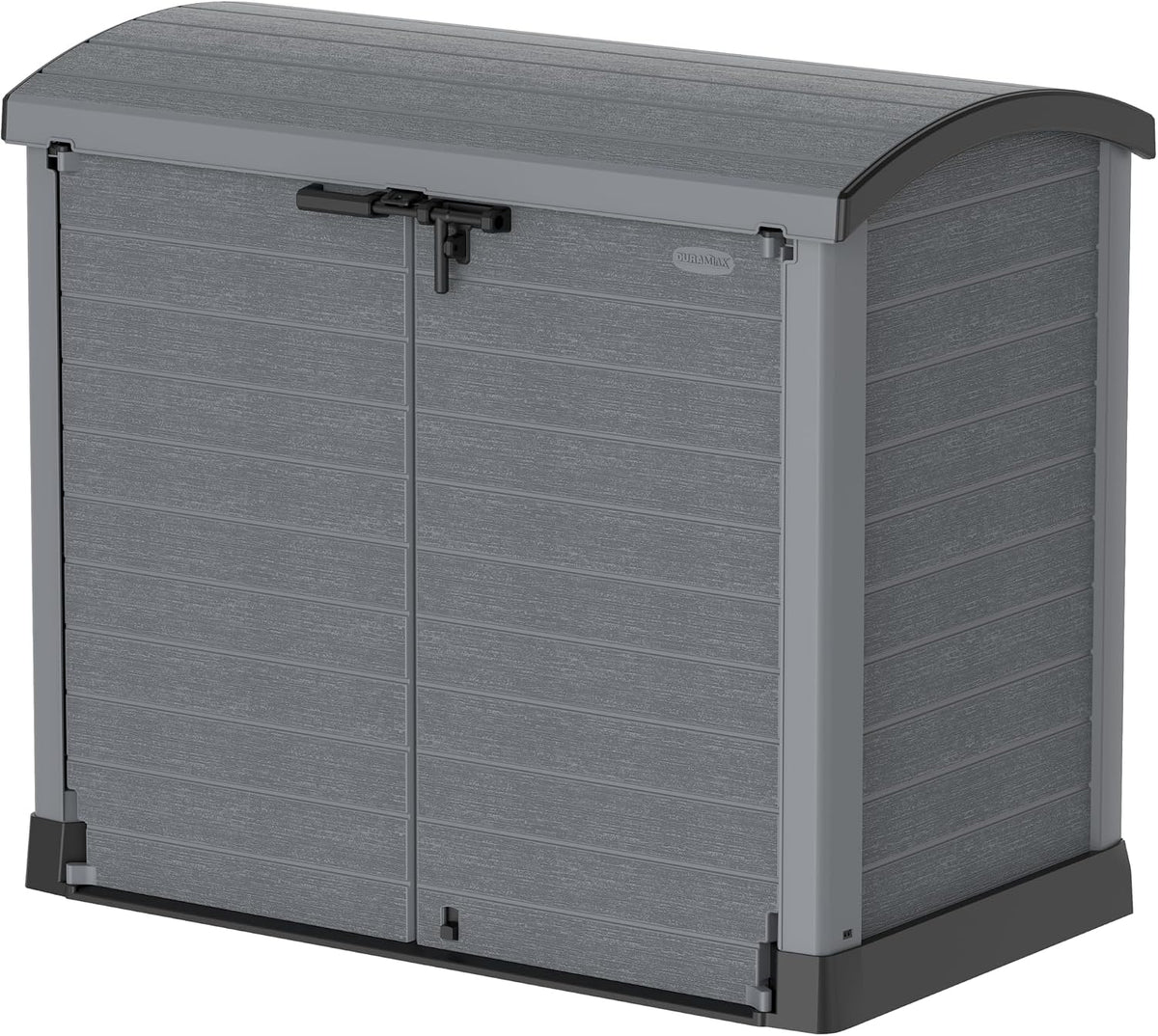 Gerätehaus Duramax, 145x85x125 cm, 1200 L, 240 L, Grau, Cedargrain StoreAway Gartenhaus aus Kunststoff/Bogendeckel