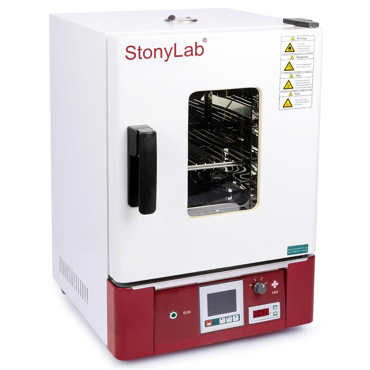 stonylab Öfen & Zubehör, 30 L, Grau, Umluft-Konvektions-Trockenschrank, RT+10°C~300°C Bereich, Digitalanzeige und Unabhängiger Begrenzer