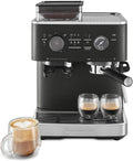 KitchenAid ESPRESSOMASCHINE - ARTISAN - GUSSEISEN SCHWARZ 5KES6503EBK Kaffeemaschine, Schwarz/Silber