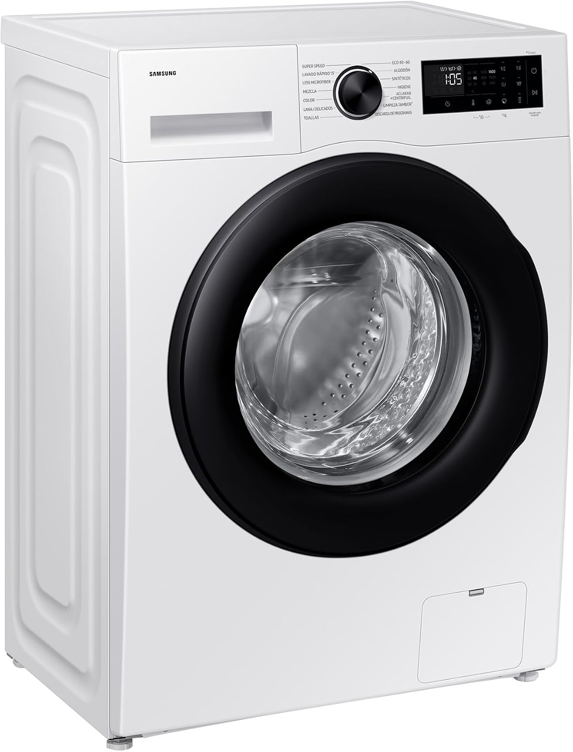 Samsung Waschmaschine, 48 cm, 9 kg, Weiß, WW90DG5G34AEEG WW5100D SLIM, EEK: A (-10%), Nur tief, Dampfprogramm, AI Energy Mode