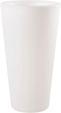 8 seasons Töpfe, 39 x 70 cm, Weiß, Design Shining Classic Pot L, LED Pflanzkübel , mit Farbwechsler (15 Farben)