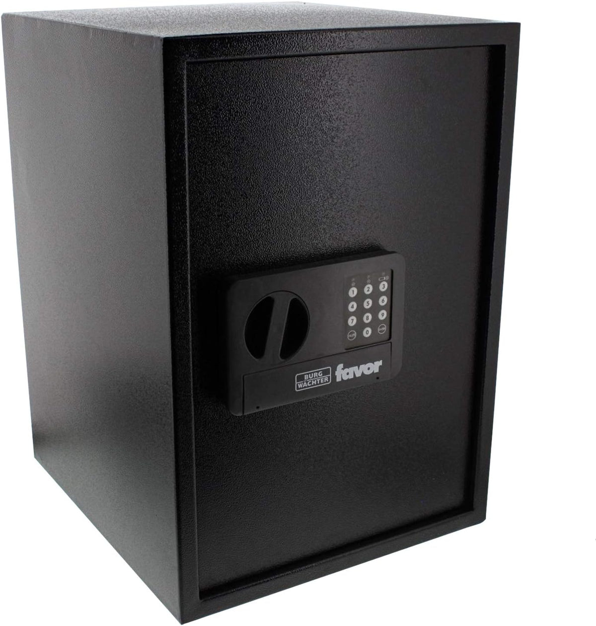 BURG-WÄCHTER Schreibtisch, 16,5 kg, 55,0 l, schwarz, Möbeltresor mit Elektronikschloss, inkl. Fachboden, Favor