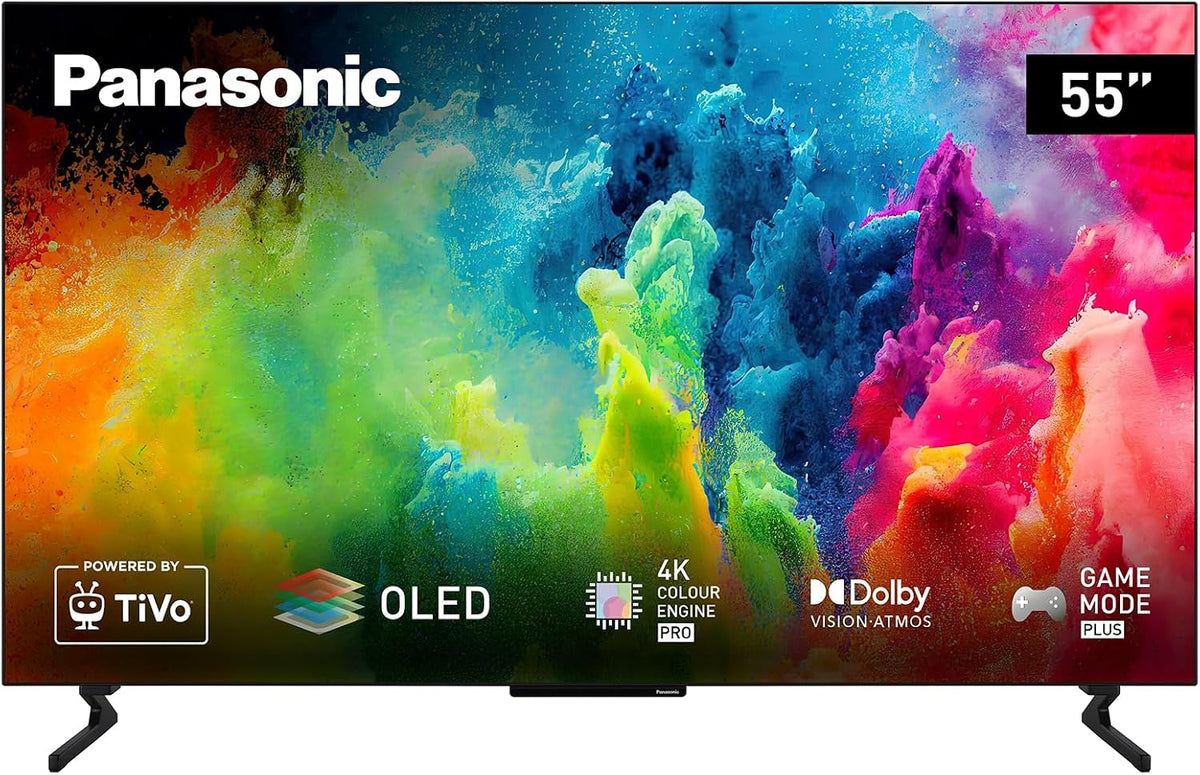 Panasonic Fernseher, 55 Zoll, Schwarz, Smart TV, TB-55Z60AEG, Z60A-Serie, 4K Ultra HD OLED Smart-TV, 2025, TiVo