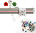 Strickmaschine Stickmaschinen, 6,5 mm, Grau, Automatische Set mit mittlerer Dicke, Handstrickausrüstung, inklusive Garnnadeln und Zubehör