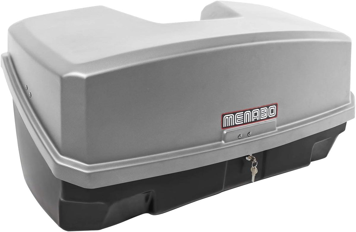 AAWFHRIE Fahrrad, 300 Liter, Silber, Ménabo Nekkar Transportbox Gepäckbox für Kupplungsträger, Hart, farben, Wasserdicht