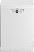 Beko Geschirrspüler, 60 cm, Weiß, BDFN26441WC, freistehend, unterbaufähig, für 14 Maßgedecke, 3 Spülebenen, HygieneIntense