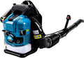 Blasgerät Schneefräse, Blau/Schwarz, Bläser Laubsauger Viertakt-Benzin-Laubbläser, 6-cm3-Rucksack-Hochleistungs- mit horizontaler Stange