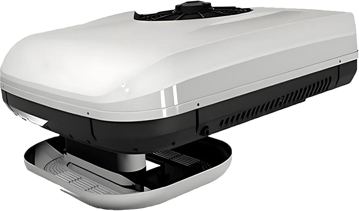 Mobiles Klimagerät, 20 dB, 12 V, 24 V, Weiß, DC Dach-Klimaanlage für Wohnmobil, super leise