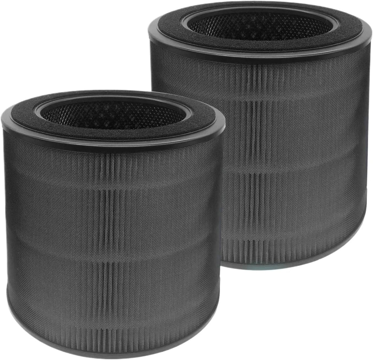 Kompatibel Dunstabzugshaube, Schwarz, 2er-Pack