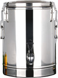 WDSOPK Kaffeemaschine, 47Cm, 50 L, Schwarz, Gewerblicher Teekessel Mit Wasserhahn, Isolierter Behälter Mit Großem Fassungsvermögen