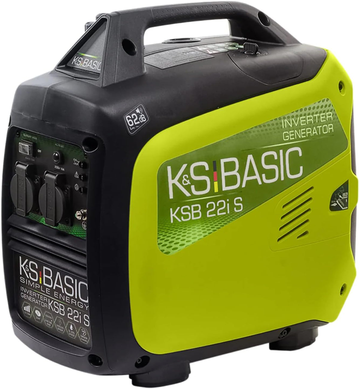 K&S BASIC Powerstation, 2000 W, Schwarz, 22i S InverterGenerator, inverter stromerzeuger Benz