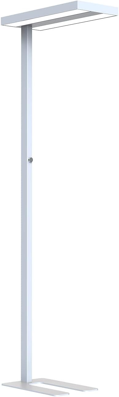 NCC-Licht Standleuchten & Deckenfluter, 40 W, Silber, LED Stehleuchte Lara Up & Down 2 x 8800lm Neutralweiß 4000K