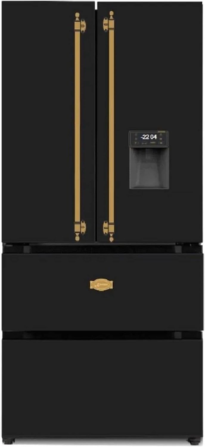 Kaiser Side-by-Side-Kühlschrank, 83.6 cm, 183 cm, 506 L, Silber, KS 80425 Em Side-by-Side Kühlschrank, hoch, breit