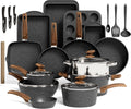 KITCHEN ACADEMY BETTER LIVING THROUGH COOKING PERFECTION Topf- & Pfannensets, Schwarz