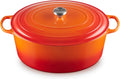 Le Creuset Bräter rund Signature Backofen, 10,025 kg, 13,9 l, 40 cm, Ofenrot