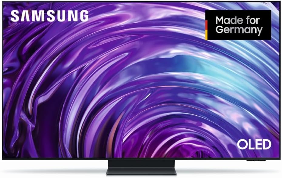Samsung Fernseher, 77 Zoll, 195 cm, Schwarz, Smart TV, OLEDGQ77S95D 4K , OLED HDR Pro, Dolby Atmos, TV mit Neural Quantum AI Gen2 Prozessor