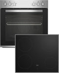 Beko Kochfeld, Schwarz, BBUC12020X Einbau-Herd-Set, Multifunktionsofen mit 4 Heizarten und Glaskeramik-, SteamShine-Reinigung