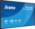 Digital-Signage-Display, 108 cm, schwarz, iiyama Prolite LH4364UHS-B1AG 43' Digital Signage Display