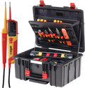 Wiha Werkzeugkasten, Schwarz, Werkzeugkoffer XL 2 Trolley electric 60-tlg. I