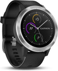 Garmin Smartwatch, Weiß, vívoactive 3 GPS-Fitness- - vorinstallierte Sport-Apps, GPS-Sensor, kontaktloses Bezahlen mit Pay