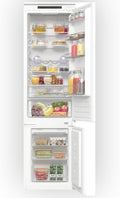 Gorenje Kühl-Gefrierkombination, 281 Liter, 194 cm, Silber/Weiß, Einbau-, NoFrost DualAdvance, Umluft-Kühlsystem