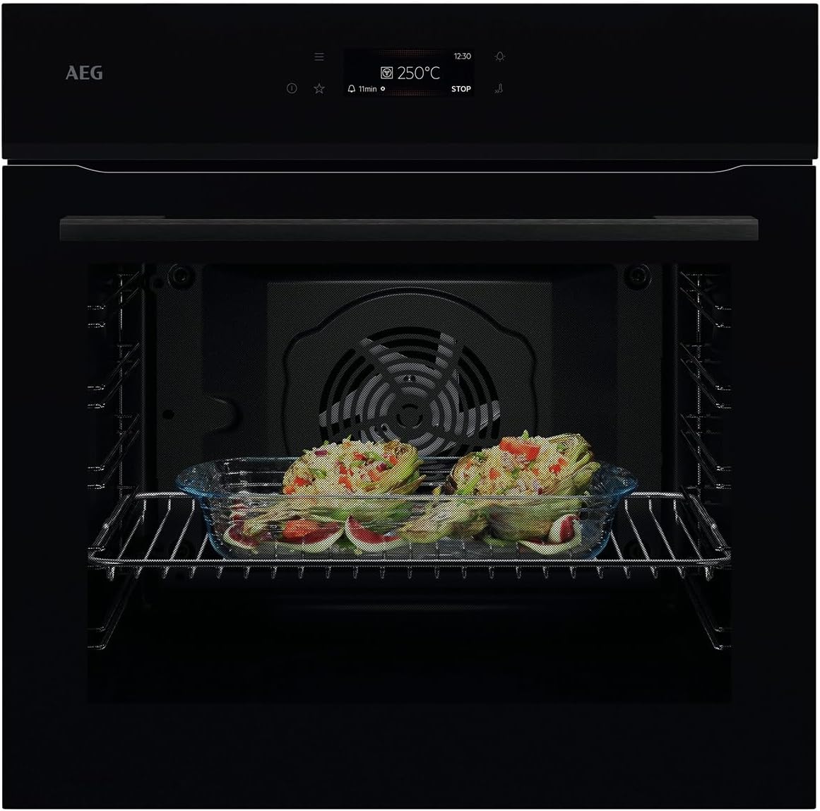 AEG Backofen, Schwarz, NBE7A60SB Meal Assist