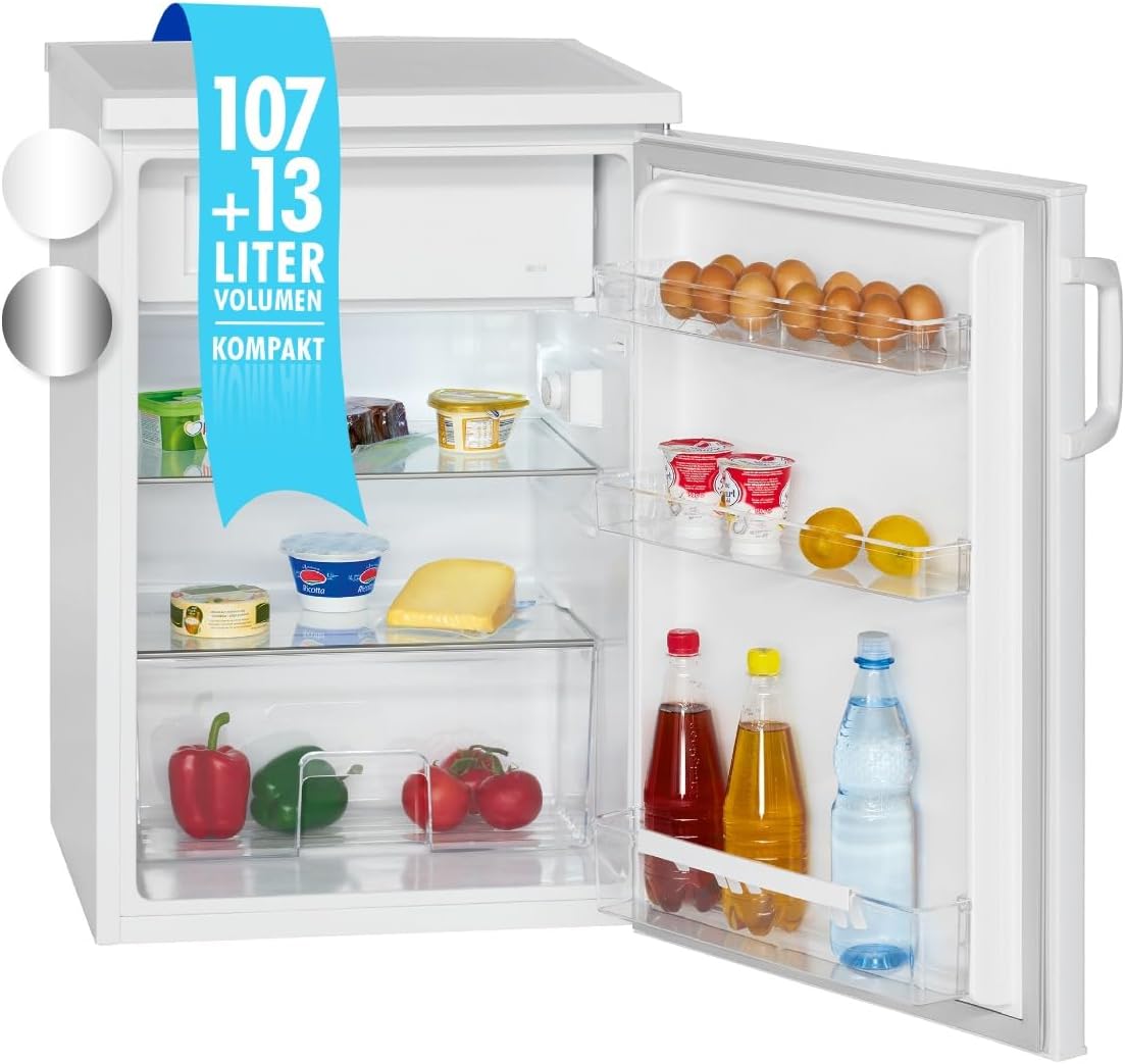 Bomann Kühlschrank, Weiß, mit Gefrierfach